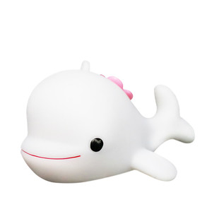 海洋馆纪念品挂件发光发声新品玩具儿童礼品可爱七彩闪光挂绳鲸鱼