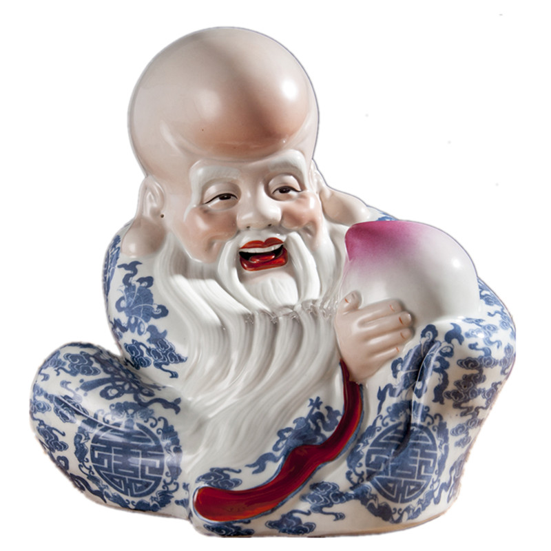 厂家直销景德镇陶瓷人物祝寿生日