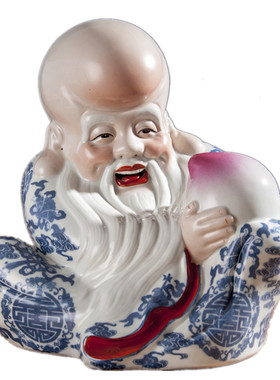 厂家直销景德镇陶瓷人物祝寿生日