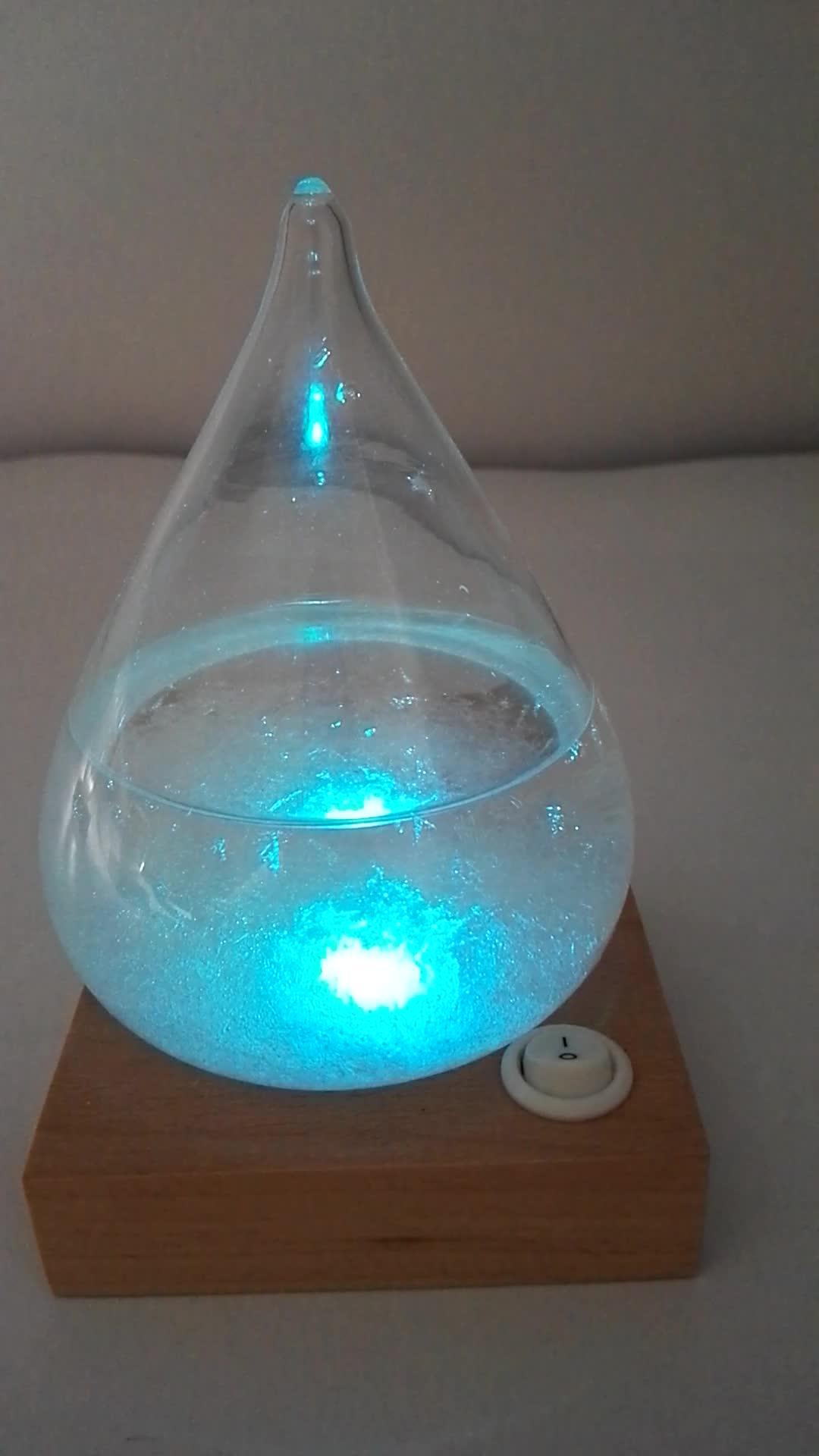 Christmas Gift Teardrop Storm Glass Creative Stylish Desktop Droplet