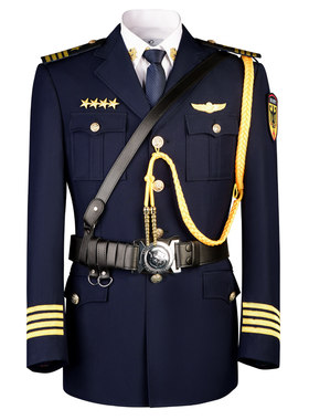 新式套装冬季西服藏蓝色形象岗