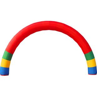 庆典彩虹门开业充气活动拱门婚庆室外弧形气拱门 定做造型门气模