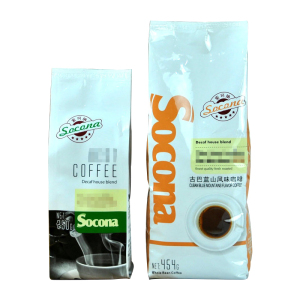 Socona古巴蓝山大豆454g装+250g装 进口咖啡豆 咖啡皇后 包邮