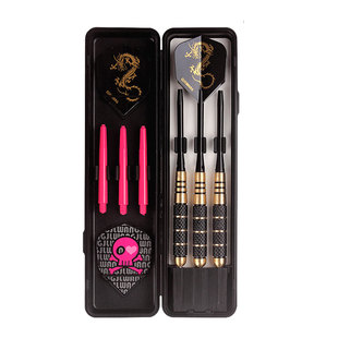 飞标飞镖针专业套装硬式靶盘专用健力王1824克钢针户外射靶子娱乐