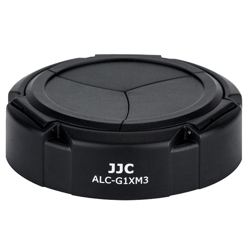 JJC适用于佳能G1X3 g1xm3相机自动镜头盖G1XM3镜头保护盖PowerShot G1X Mark III镜头保护罩数码配件