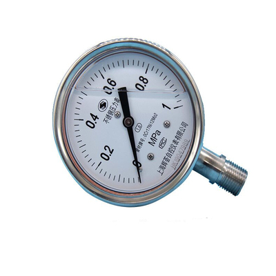 Y-150BFZ不锈钢耐震压力表 YN-150B 1.6级 0-40MPA 25MPA M20*1.5