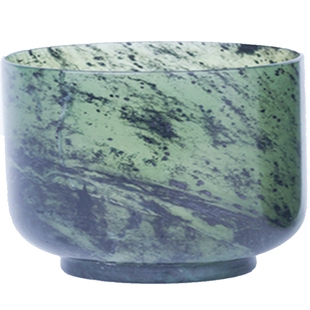 正品酒泉夜光杯敦煌特产 天然墨玉磁性平底茶杯 玉杯酒杯茶盏