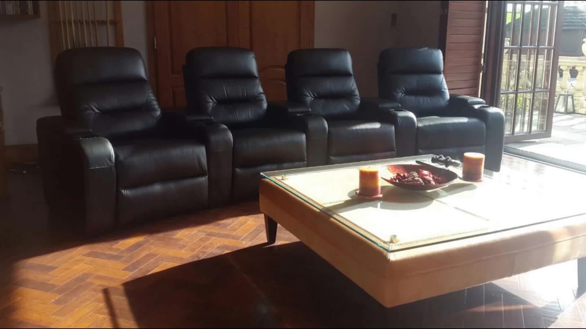 Lazy Boy Leather Recliner Sofa With Cup Holder Buy Electric Leather