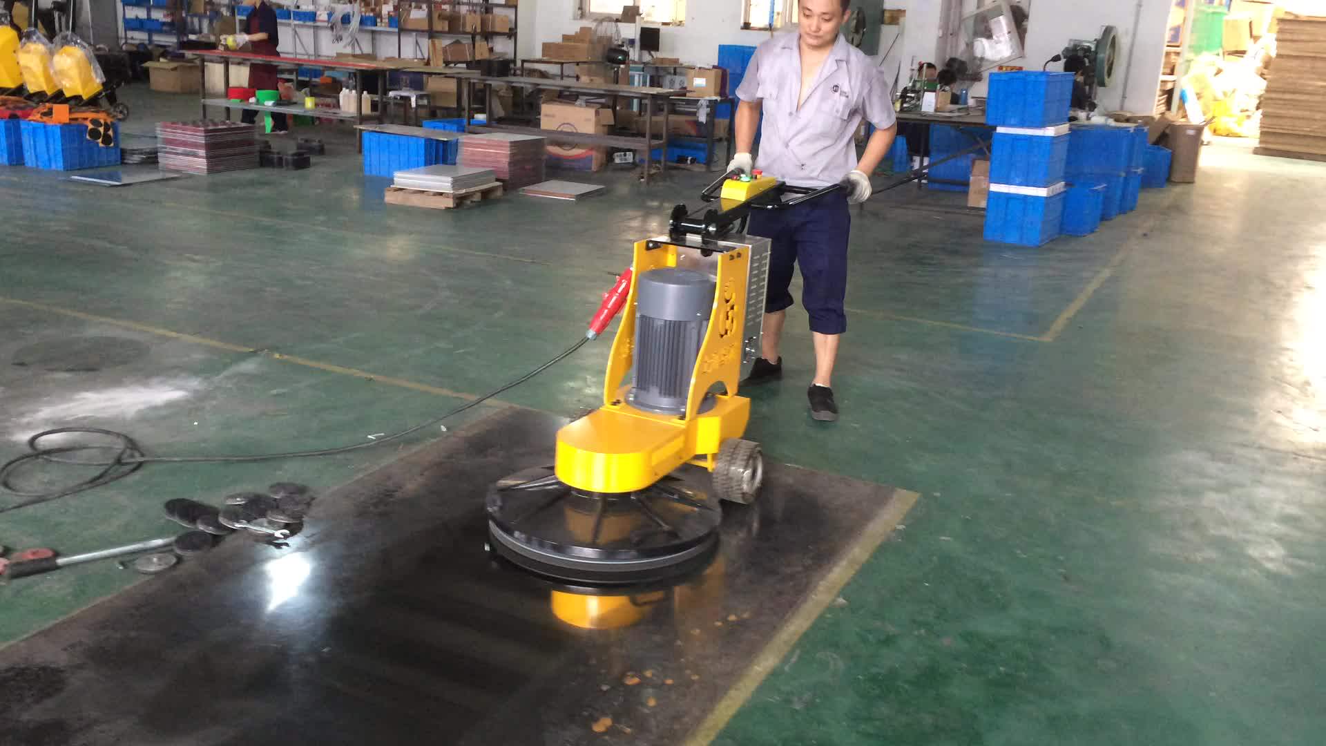 High Speed Types Of Floor Polisher Concrete Marble Polishing