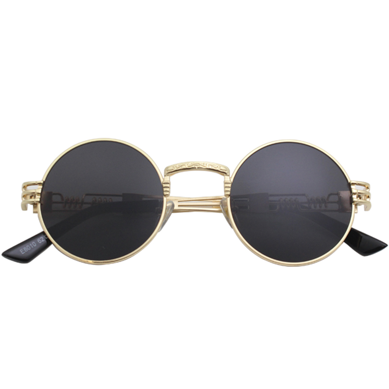 2025新款韩版原宿风复古圆框太阳镜女眼镜圆脸网红墨镜潮街拍ins