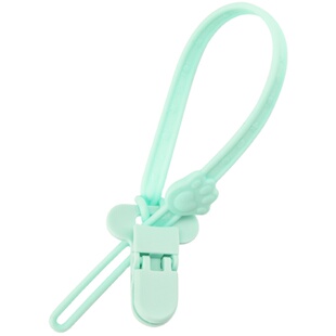 爱咔威IKV婴儿宝宝牙胶磨牙棒防掉链挂绳硅胶安抚奶嘴链可咬