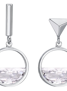 水晶清泉项链女气质短款锁骨链