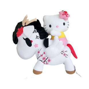 售空 精品 Hellokitty日本限定版tokidoki独角兽毛绒公仔巨型