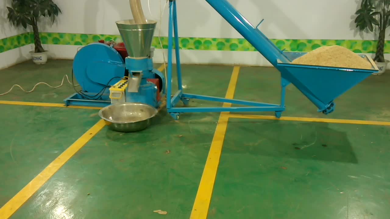 Automatic Animal Feed Pellet Making Machine/feed Production Line In