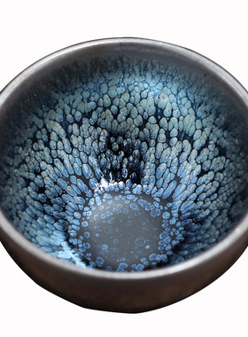 建阳建盏茶杯陶瓷中式茶盏主人杯