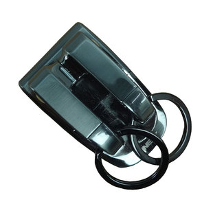 百诚全金属钥匙扣双环双扣男士汽车腰挂式穿皮带穿腰带锁匙扣挂件