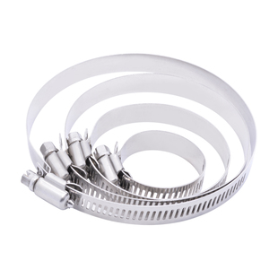 慧楠316不锈钢喉箍酸碱海水管箍卡箍抱箍美式全钢固定管夹卡扣