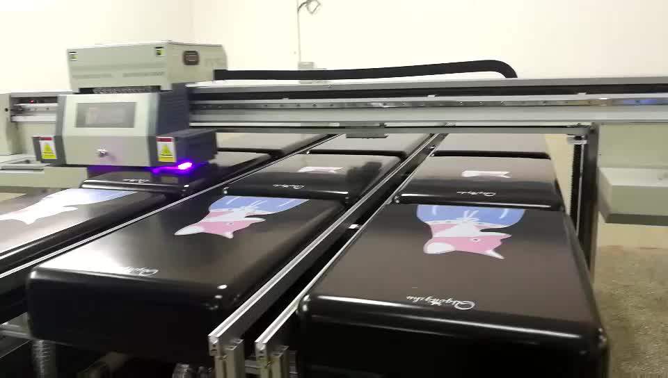 Ceramic Inkjet Led Uv Flat Bed Printer 3.2m 8color A3 Promotional For