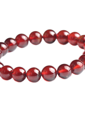 真品6a级天然橙单圈橙红石榴石