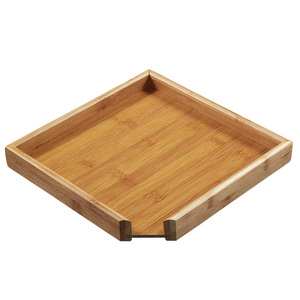 竹制普洱茶盒 茶饼盒 分茶盘功夫 茶具配件 茶道零配赏茶盘  茶具