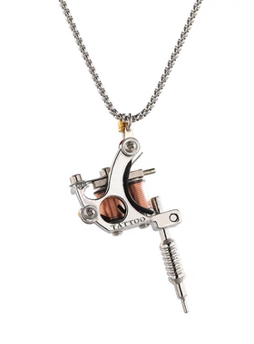 迷你蒸汽朋克机械情侣毛衣链吊坠