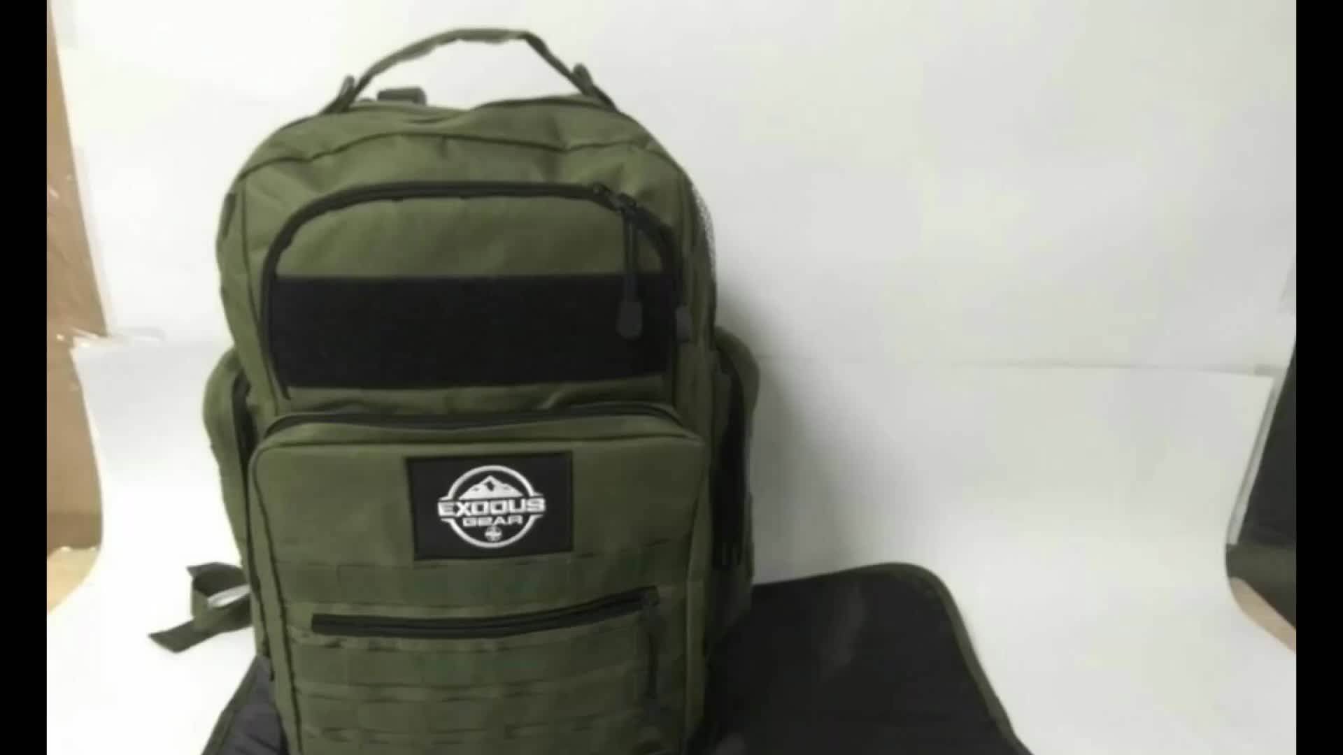 Tactical Military Daddy Day Packs Waterproof Camo Diaper Bag Backpack