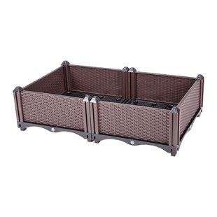 3720KFTW种植箱阳台种菜盆配件中号组装零件屋顶花箱花盆组合件