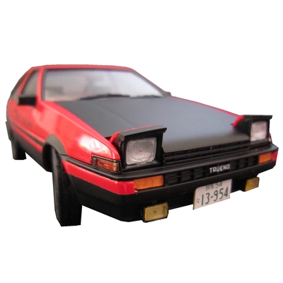 鑫意堂 青岛社 1/24 藤原拓海 AE86 红色特别版 00320 代工成品