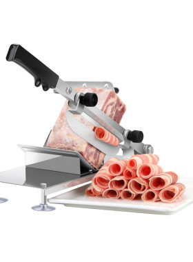 手动羊肉卷切冻肉切肉神器刨肉机