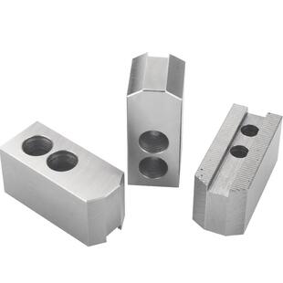 液压卡盘三爪卡爪4/5/6/8/10寸气动三抓油压生爪车床软爪加高加长