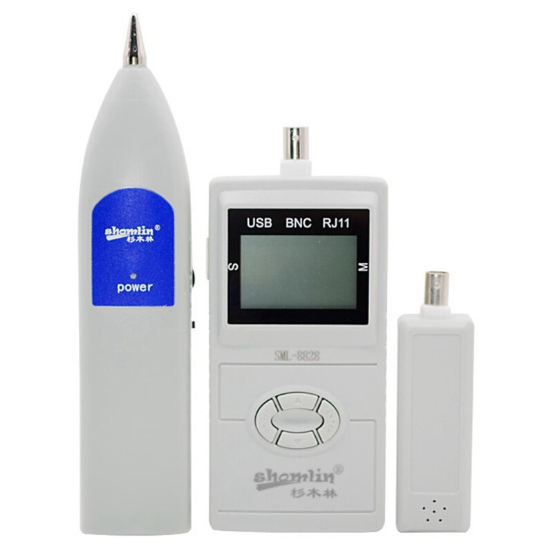 杉木林寻线仪 测线器 带LCD显示屏 SML-8828测网线长度 找断点
