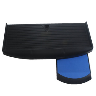 静音电脑桌键盘托架滑道抽屉导轨二节滑轨吊装托盘支架轨道豪华版