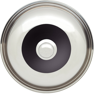 极铁锅炒锅锅盖不锈钢透视玻璃可立锅盖30/31/32/33/34/35/36CM