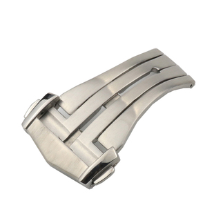 代用欧米茄表扣硅胶真皮牛皮鳄鱼皮海马海洋宇宙超霸蝶飞折叠扣18