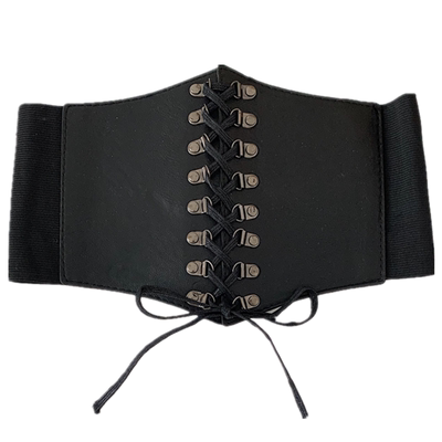 法式复古百搭风配衬衫超宽腰封