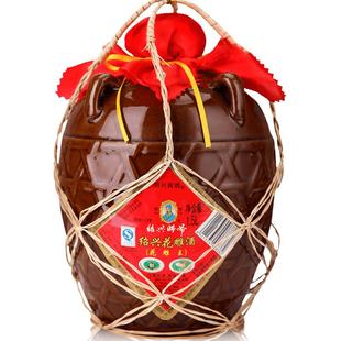 绍兴黄酒 师爷传统手工花雕王酒 一箱1.5L*6坛特惠 零运费