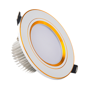 筒灯led天花灯嵌入式射灯3W5W开孔5/6.5/7/8公分客厅吊顶洞灯桶灯