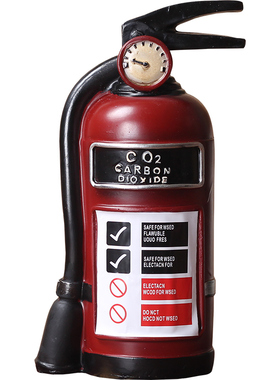 欧式风灭火器酒吧咖啡厅装饰摆件