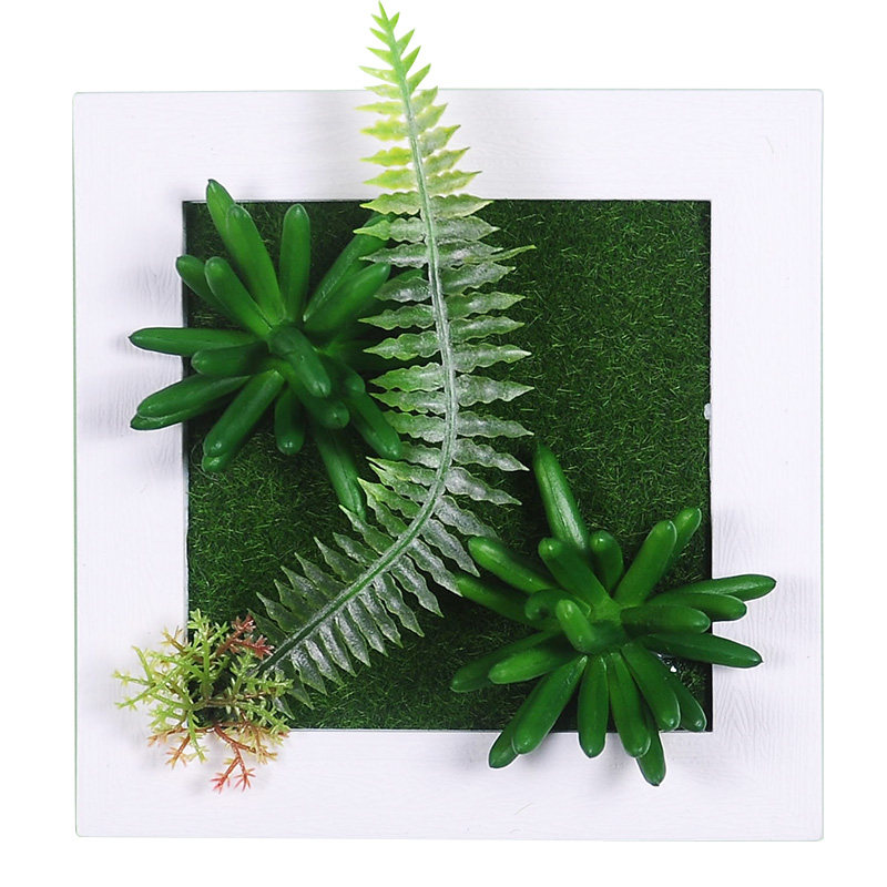 乡村风仿真植物立体相框装饰品