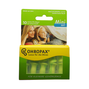 德国OHROPAX 隔音耳塞防噪音学习睡眠耳塞睡觉降噪防呼噜神器mini