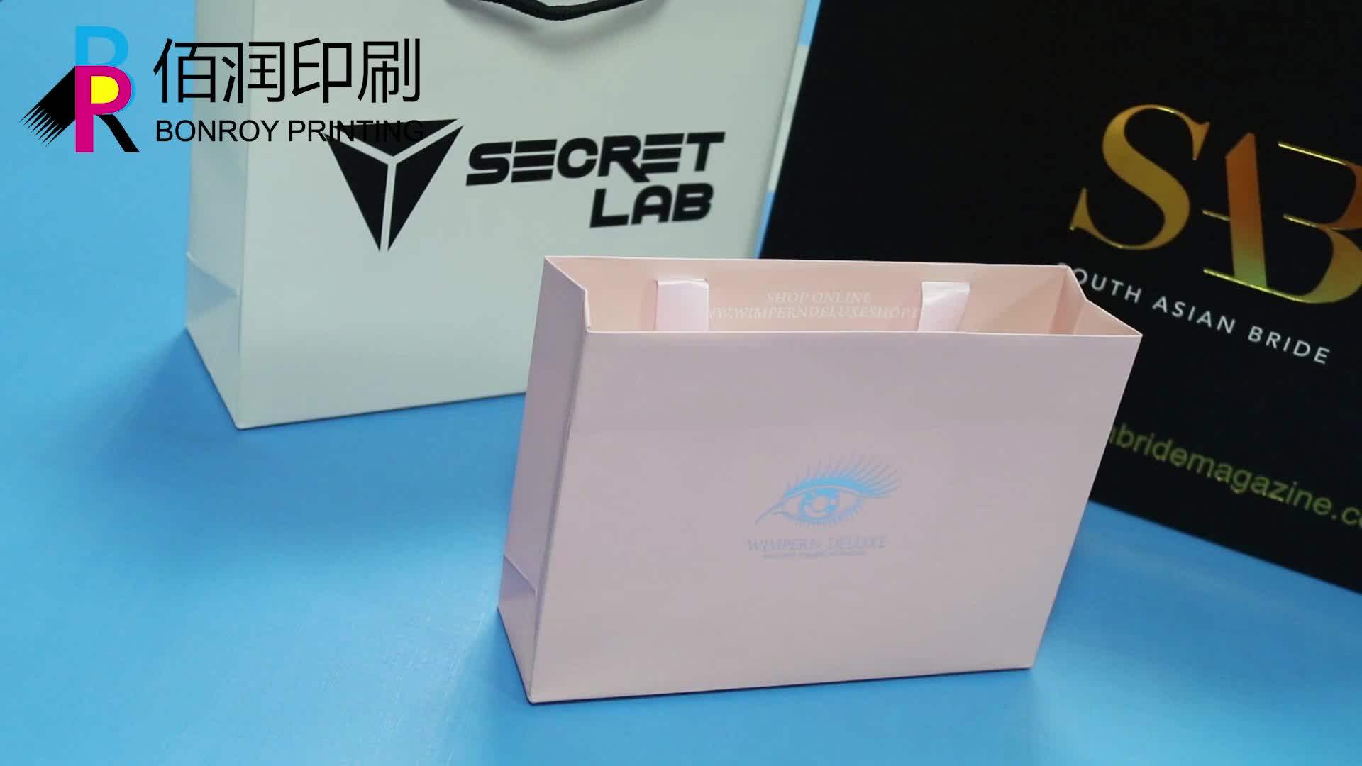 Customized Shopping Paper Bag And Paper Shopping Bag For Clothing