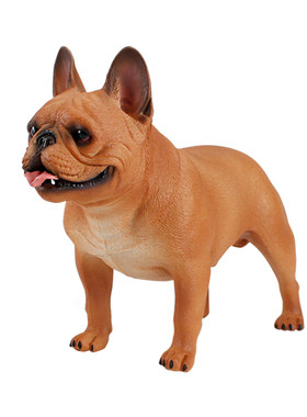 大号法国斗牛犬模型仿真动物玩具