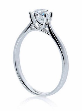 香港克拉白金日韩风钻石戒指现货