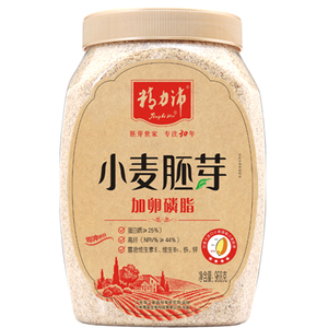 精力沛小麦胚芽加卵磷脂胚芽片杂粮即食冲饮968g大罐装