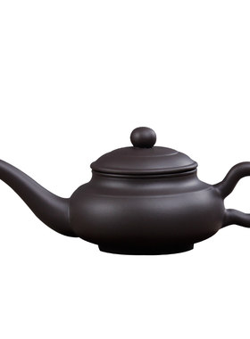 宜兴正品纯手工朱泥紫砂壶茶壶神灯壶过滤泡茶壶原矿手把功夫茶壶