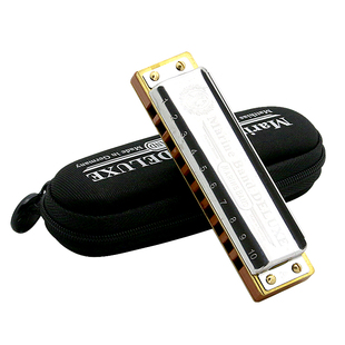 HOHNER和来MBD德国原装10孔布鲁斯口琴成人专业可定制刻字改琴格