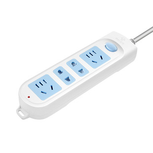 公牛大功率延长线空调电烤炉专用插座16a大孔三插板4000w插班带线