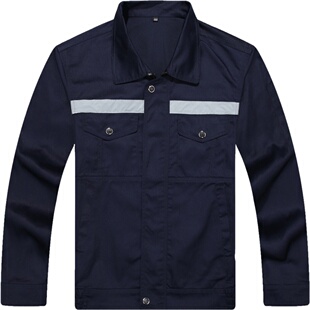 煤矿井下劳保服工作服套装衣服男耐磨长袖建筑工地反光条上衣定制