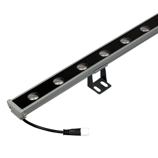 义美LED洗墙灯户外防水高压18W24W暖白黄光招牌围墙轮廓线条射灯