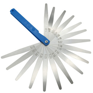 沧州晶花牌塞尺间隙片厚薄规100 150 200 300*14片17片0.02-1.0mm